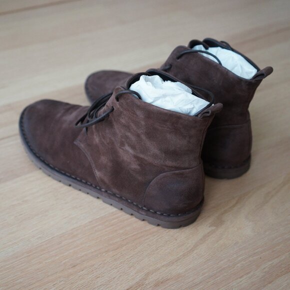 Marsell brown suede ankle boots - Picture 4 of 9